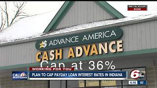 Indiana lawmaker files bill to cap payday loan interest rates at 36 percent