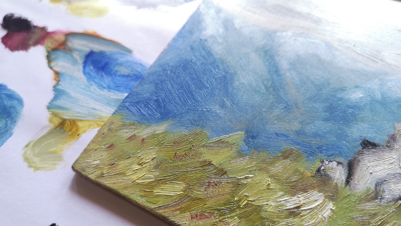 Landscape Oil Painting🌿 // Episode 24