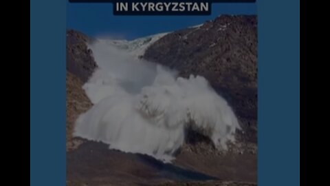 MASSIVE AVALANCHE THAT HIKERS WERE LUCKY TO SURVIVE BEING CAUGHT UP IN