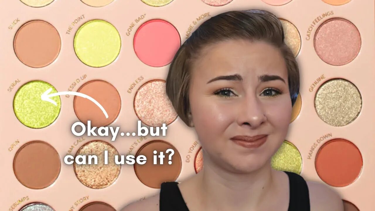 Is This the MOST USABLE Colorful Eyeshadow Palette? | ColourPop Gettin' Fresh Palette Color Study 1