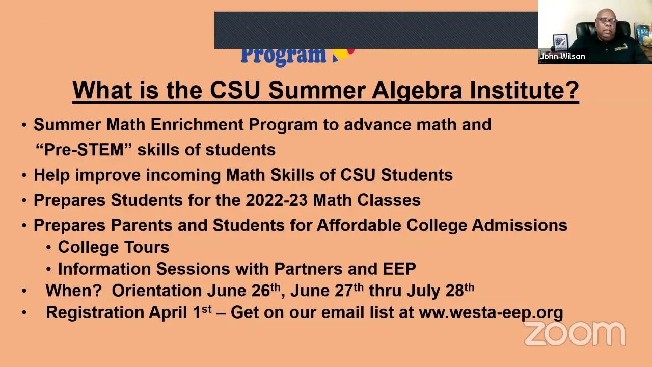 CSU General Information Session