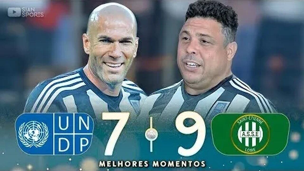 LEGENDS MATCH - RONALDO PHENOMENON AND ZIDANE SCORING HAT TRICK IN THIS FRIENDLY MATCH