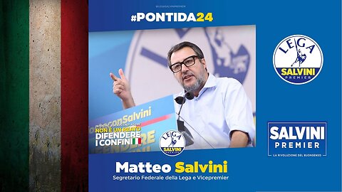 🔴 Matteo Salvini - #Pontida #Pontida2024