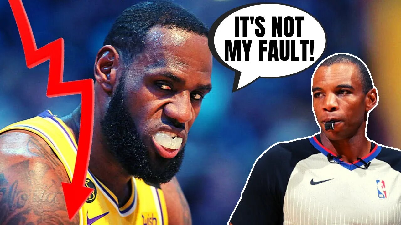 LeBron James BLAMES NBA Officials For The Lakers PATHETIC Season | It's Not His Fault!