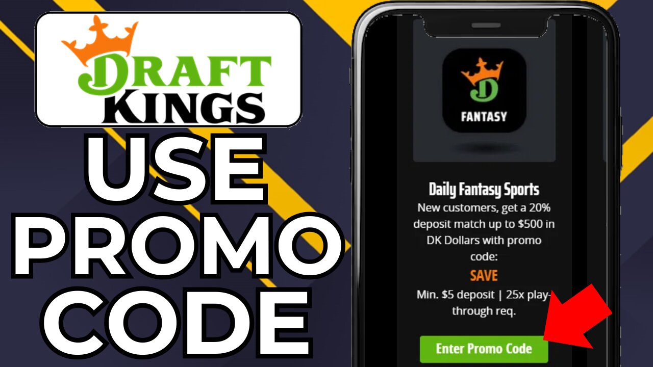 HOW TO USE PROMO CODE ON DRAFTKINGS