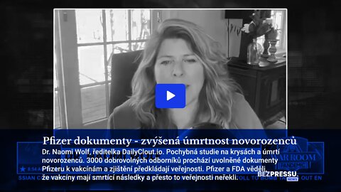 Pfizer dokumenty - zvýšená úmrtnost novorozenců