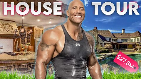 Dwayne Johnson "La Roca "| House Tour | Mansión en Beverly Hills 🏡