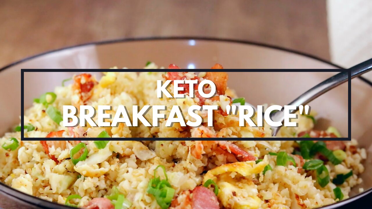 Healthy and easy recipe: Keto Breakfast "Rice"