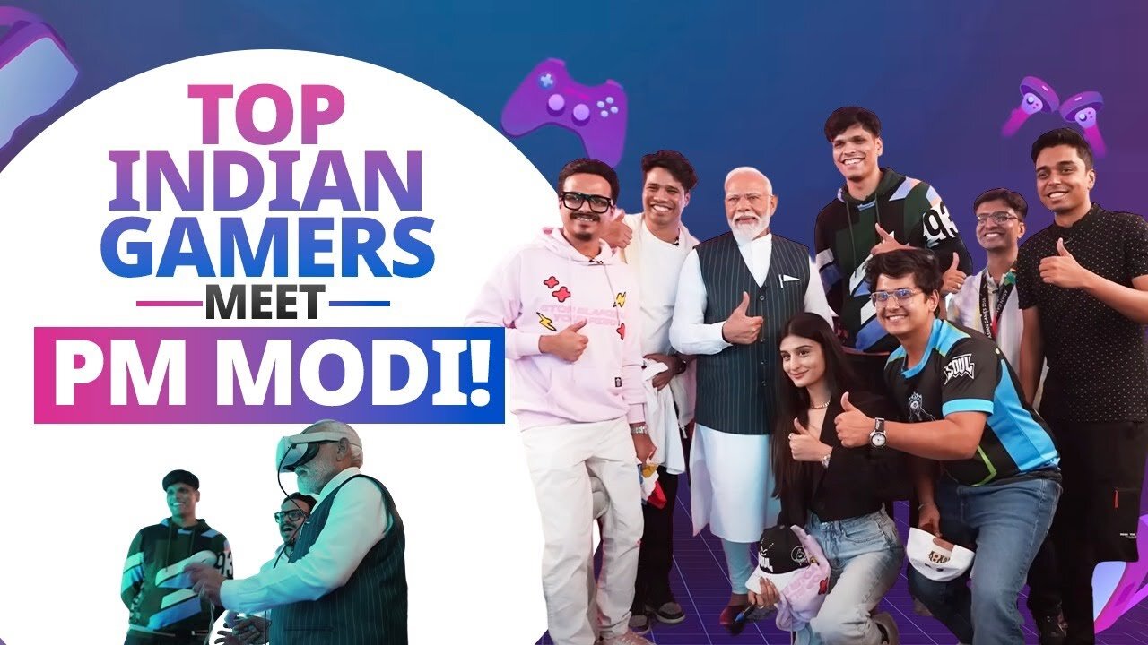 India's top gamers Meet PM Modi | Game on ft.NaMo