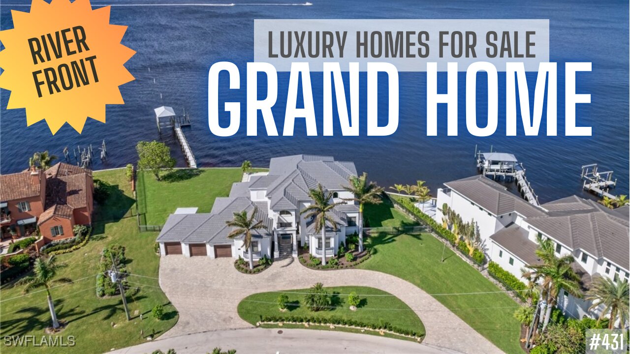 WATERFRONT HOME | POOL | Fort Myers Homes | LUXURY HOMES For Sale in Southwest Florida Real Estate