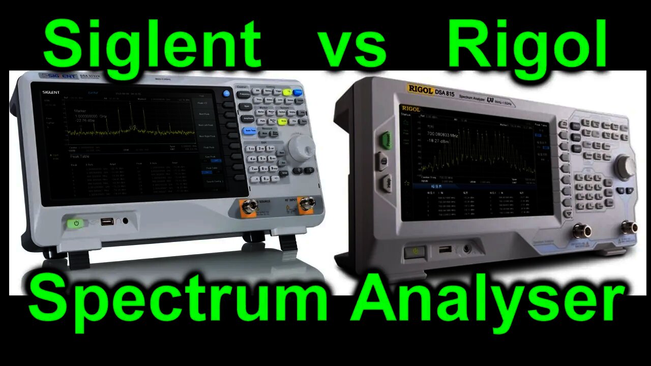 EEVblog #891 - Siglent SSA3021X vs Rigol DSA815 Spectrum Analyser