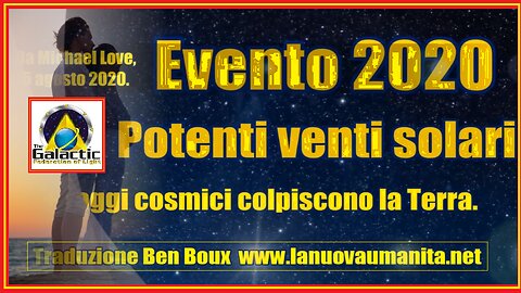 Evento 2020 - Potenti venti solari + raggi cosmici colpiscono la Terra