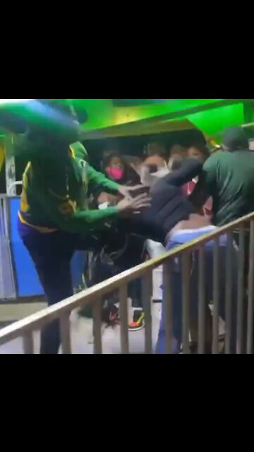 Total Chaos After Carnival Man Hits a Woman