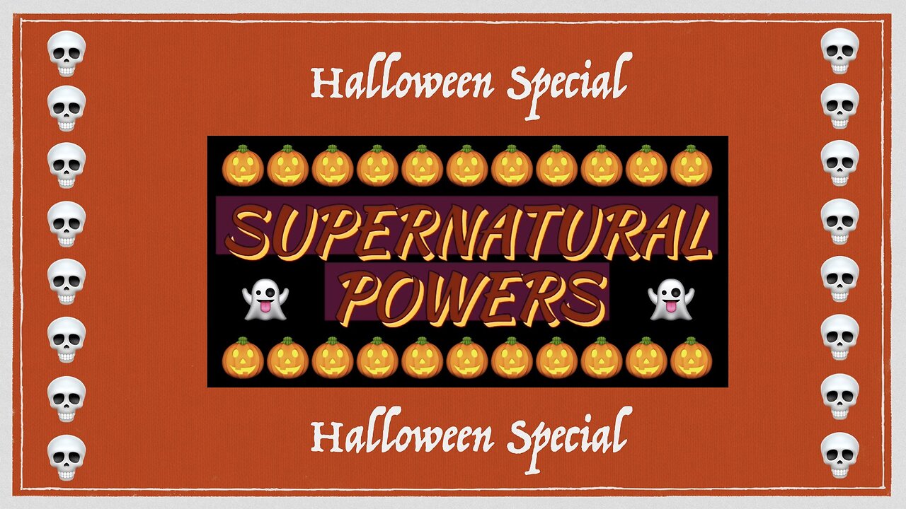 Supernatural Powers: A PID and Halloween chat feat. "Countess Powers"