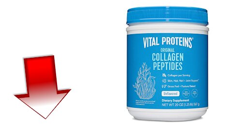 Vital Proteins Collagen Peptides Powder Pasture Raised, Grass Fed, unflavored 20 oz