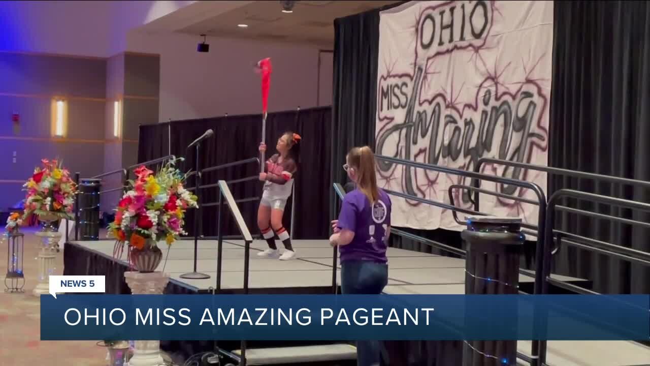 2021 Ohio Miss Amazing pageant held at John S. Knight Convention Center in Akron