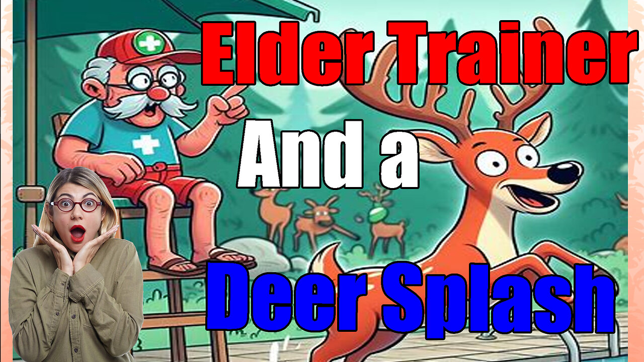 "Fit at 81: Meet the World's Oldest Trainer & Pool-Invading Deer Saga! 🏋️‍♂️🦌"