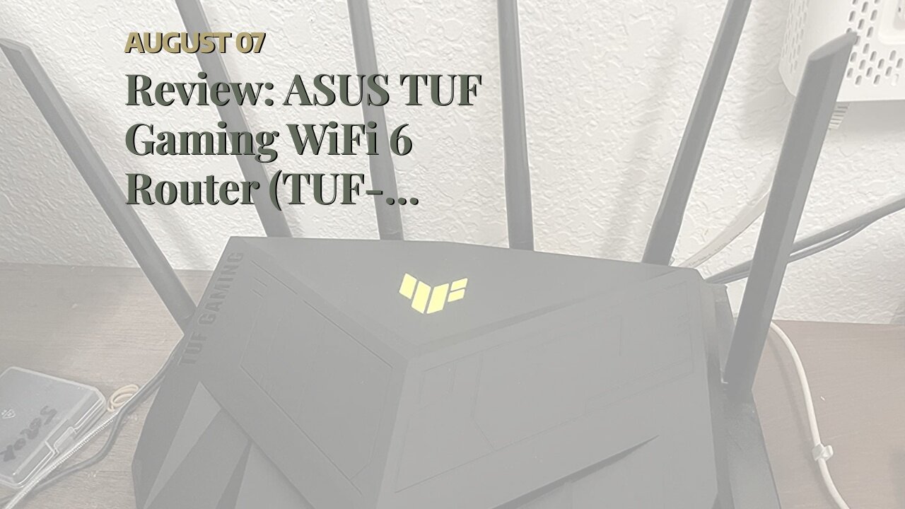 Review: ASUS TUF Gaming WiFi 6 Router (TUF-AX5400) - Dedicated Gaming Port, Mobile Game Mode, W...