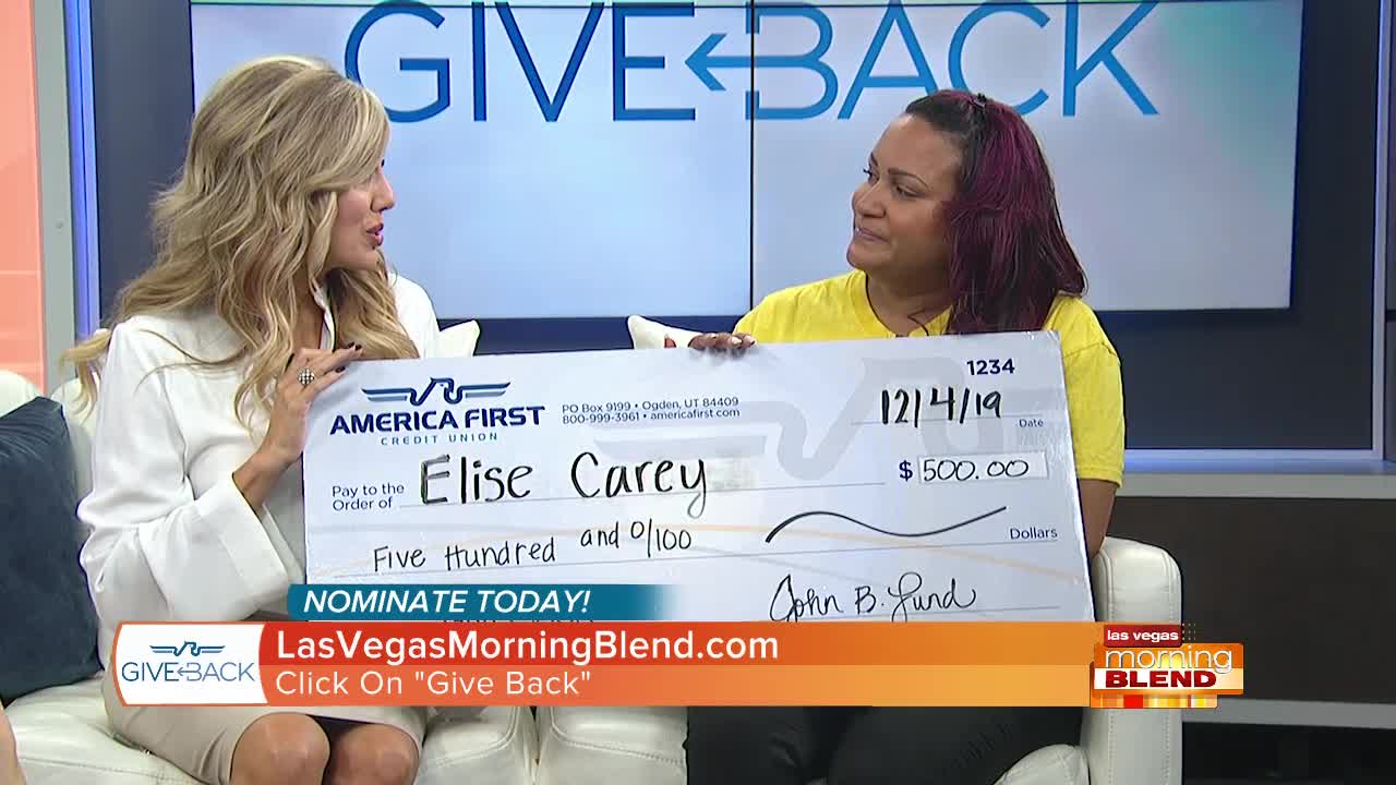 December's "Give Back" Winner