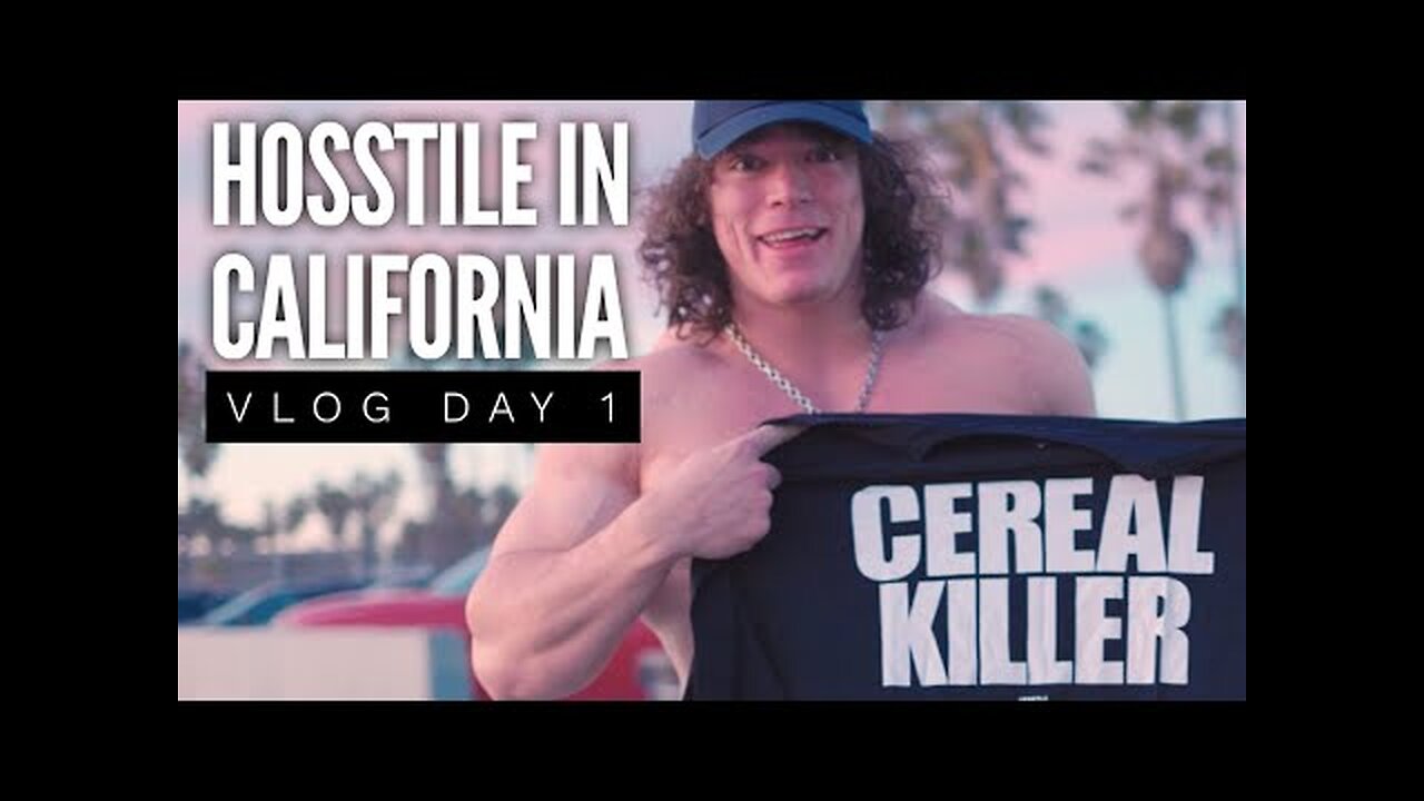 CALIFORNIA VLOG DAY 1 | Fouad Abiad, Sam Sulek & Ben Chow | Hosstile Supplements