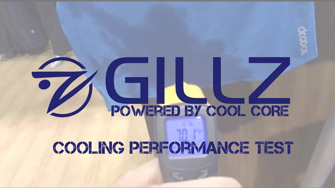 Gillz Clothing Powered By Cool Core - Cooling Performance Test