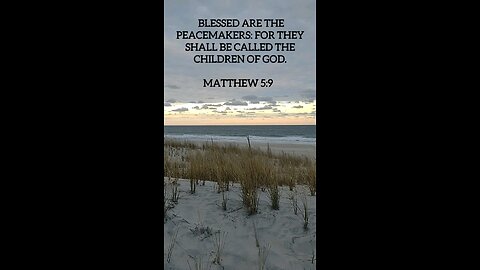 Peacemakers are Blessed