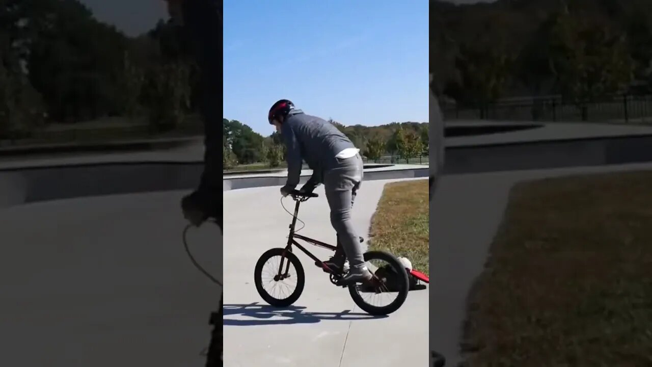 DRIVING MY BMX! #short