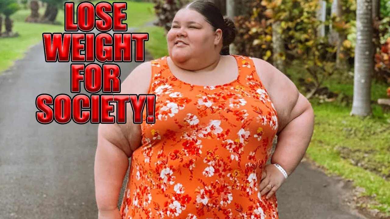 Fat People Should Accommodate Society By Reducing Their Selfish Burden Upon It