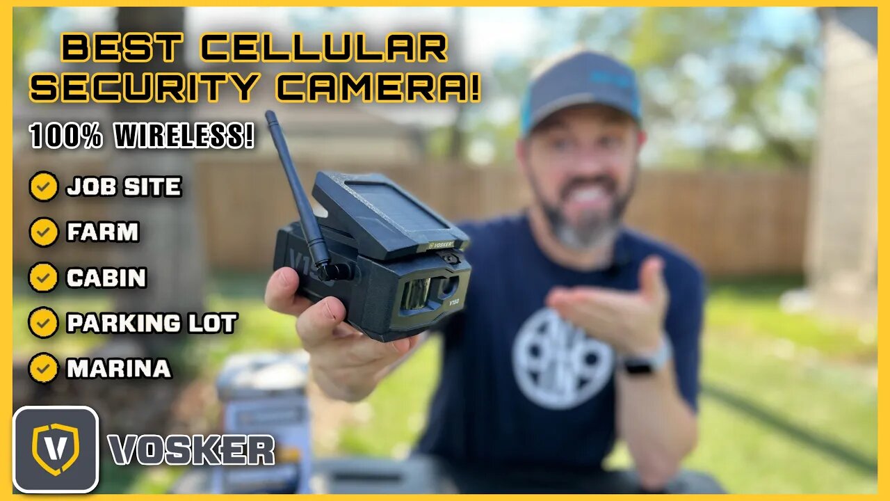 Best Cellular & Solar Powered Security Camera VOSKER V150!