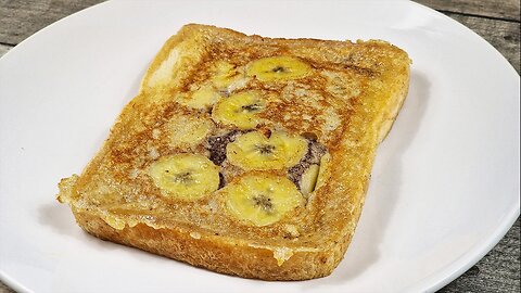 French Toast Recipe With Sweet Banana! Delicious Breakfast