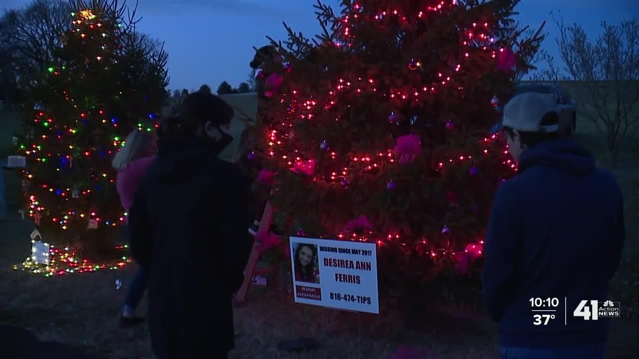 Desirea Ferris' family dedicates Christmas tree in her honor