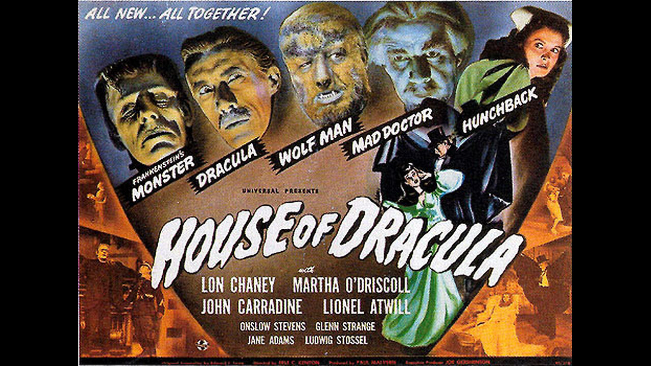 HOUSE OF DRACULA (1945). Colorized