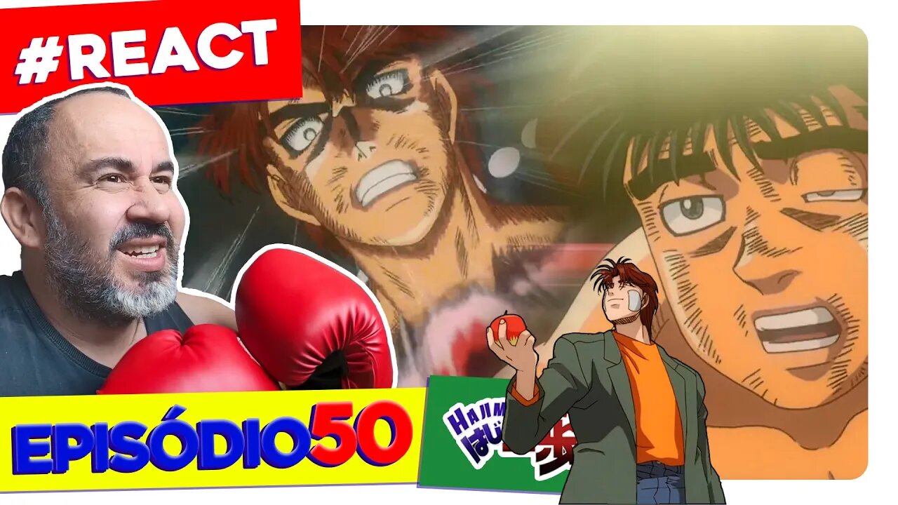 HAJA CORAÇÃO! Luta INSANA!!! Volg x Ippo | React HAJIME NO IPPO Episodio 50