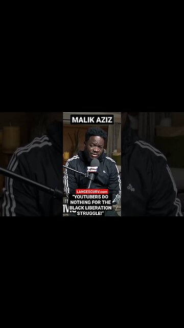 "YOUTUBERS DO NOTHING FOR THE BLACK LIBERATION STRUGGLE!" | @LanceScurv