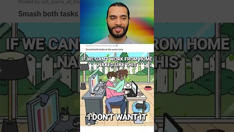 Work and play, at the same time 🧐