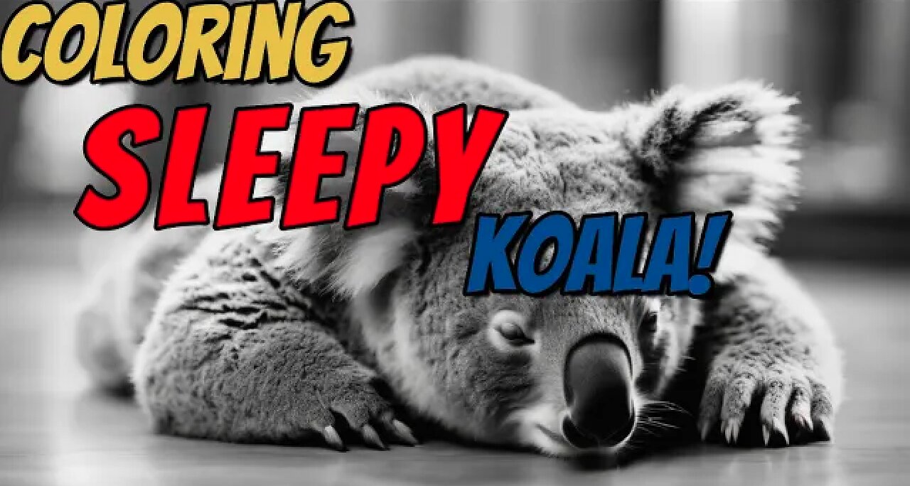 Coloring Koala with Printable PDF Sample (ALL AGES)