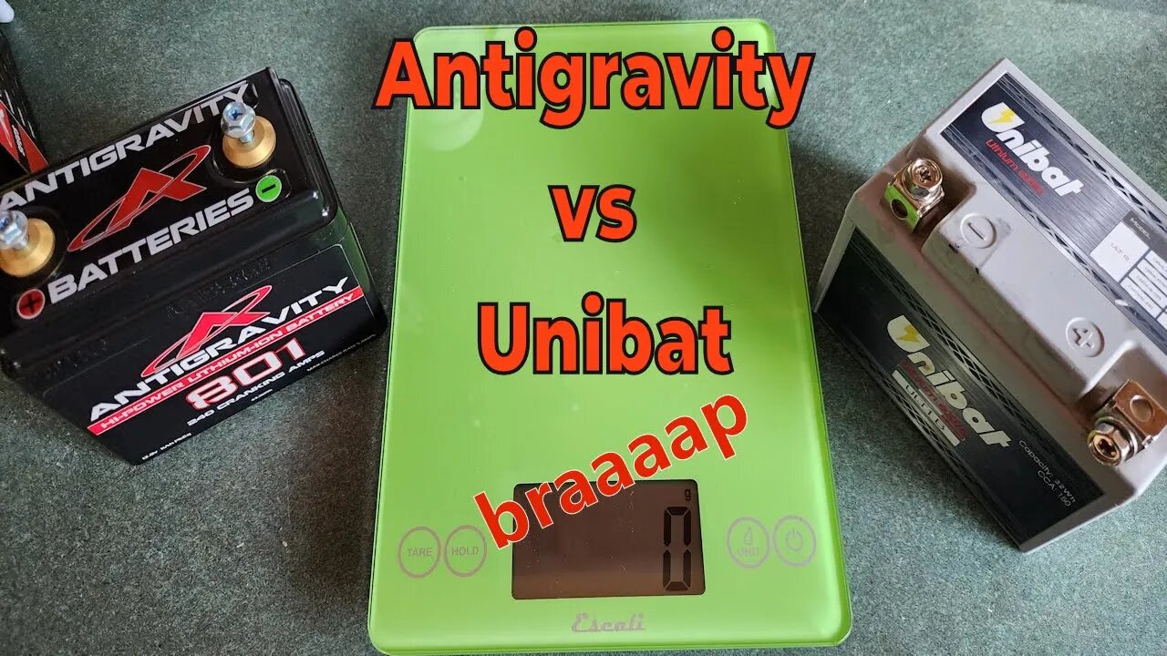 2021 Beta 300 RR Racing - AntiGravity battery compared to Unibat!