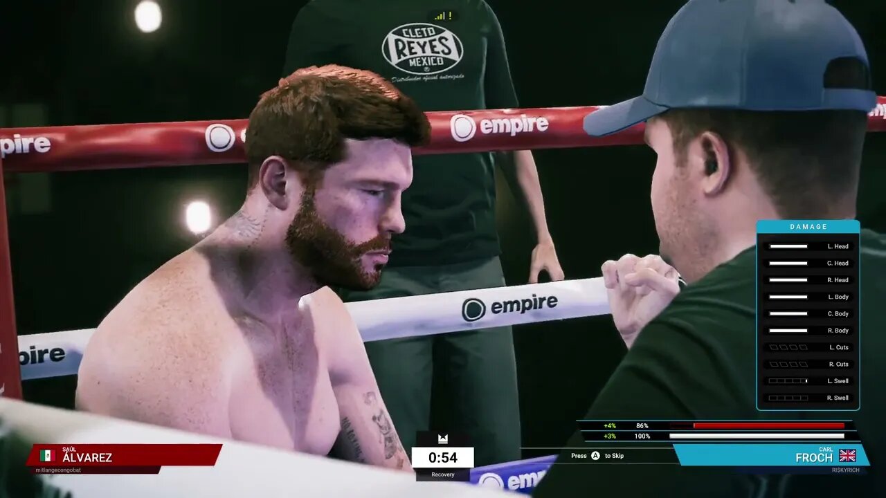 Undisputed Online Gameplay Saul "Canelo" Alvarez vs Carl Froch