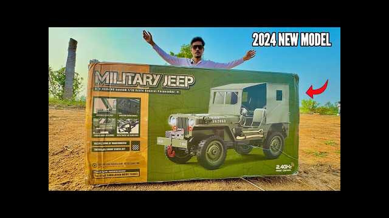 RC New Mahindra Jeep 2025 Unboxing & Offroad Track Testing - Chatpat toy TV