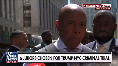 Mayor Eric Adams assures us that the Trump jury pool will be fair: