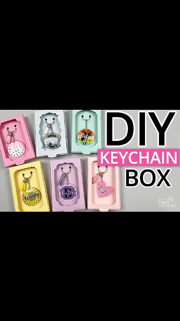 DIY KEYCHAIN BOX TEMPLATE