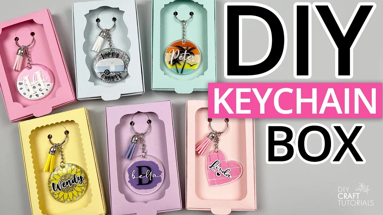 DIY KEYCHAIN BOX TEMPLATE