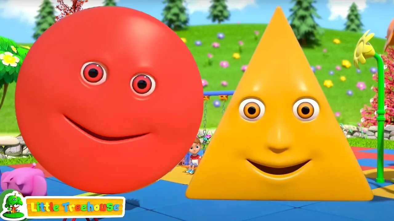 Shapes Song | Learning Videos for Kids | Kindergarten Songs and Nursery Rhymes | Cartoon Videos