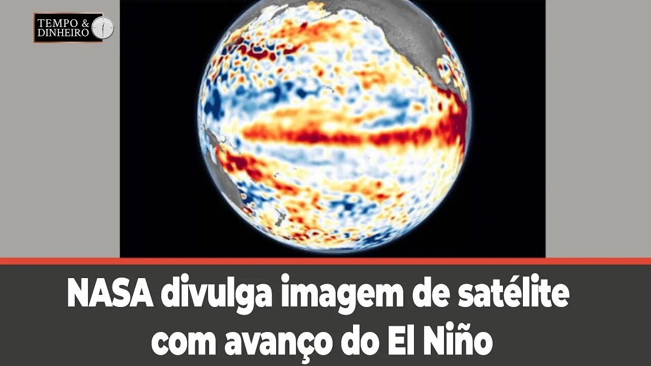 NASA divulga imagem de satélite com avanço do El Niño