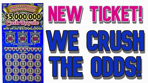 PROFIT!! We have GREAT LUCK on this BRAND NEW Ticket! | $5,000,000 Cash Royal from NY Lottery