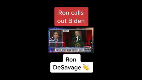 DeSantis calls out Joe Biden for putting Americans last 👏