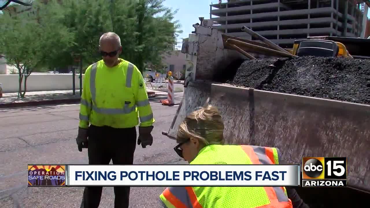 How to get pothole problems fixed fast