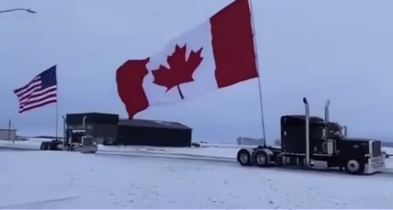 Truckers For Freedom | Canada & USA Unite In Solidarity