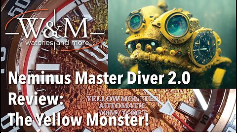 Neminus Master Diver 2.0 Review, The Yellow Monster!
