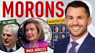 Pelosi’s House Mask Arrest Order, Biden DOJ Criminalizes Audits, Bipartisan Infrastructure Deal